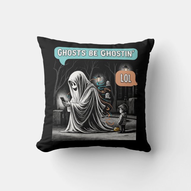 Ghosts Be Ghostin’ LOL Cushion (Front)