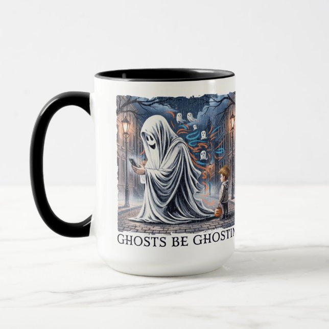 Ghosts Be Ghostin’  Mug (Left)