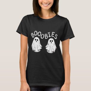 Ghosts Booobie Halloween Bra Breast Funny Costume T-Shirt