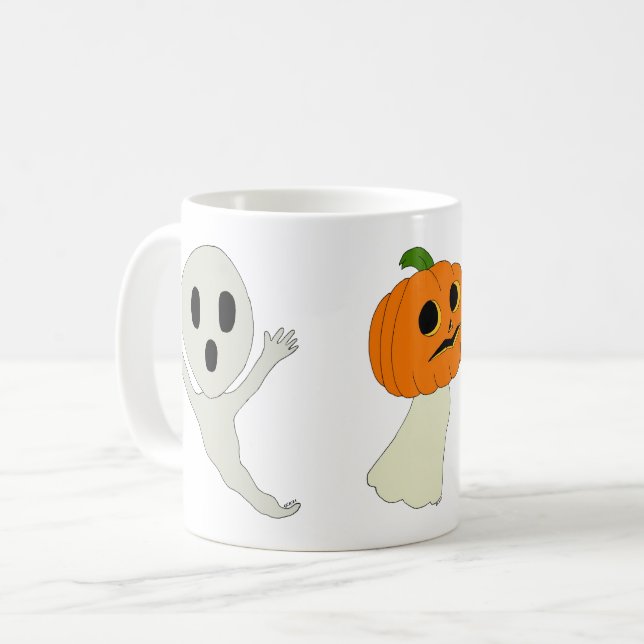 Ghosts Coffee Mug (Front Left)