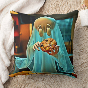 Ghost's Craving for Cookies Cushion