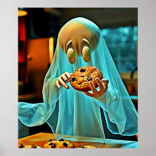 Ghost's Craving for Cookies Poster