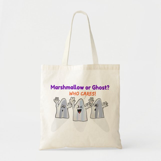 ghosts funny gift tote bag (Front)