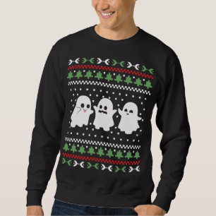 Ghosts Halloween Christmas Ugly Sweater 