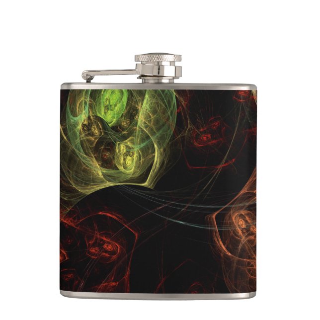 Ghosts Hip Flask (Front)