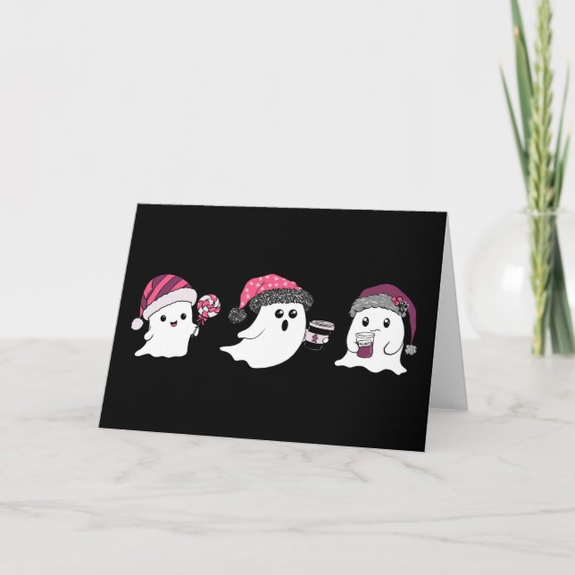 Ghosts of Christmas Holiday Card (Front)