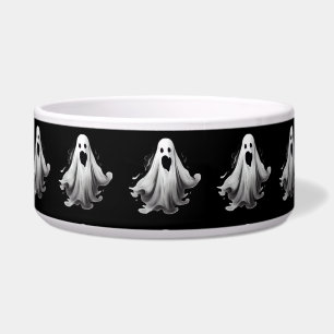 Ghosts on a dog bowl