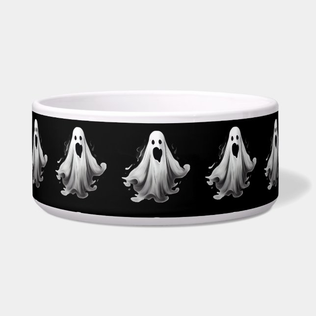 Ghosts on a dog bowl (Front)