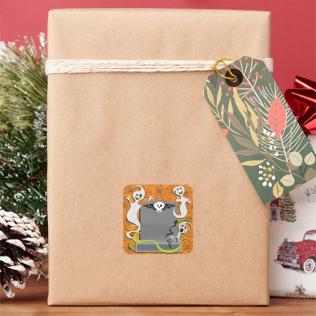 Ghosts On A Tombstone Stickers (Creator Uploaded)