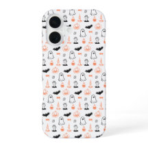 Ghosts Pumpkins Bats Boo Halloween Case
