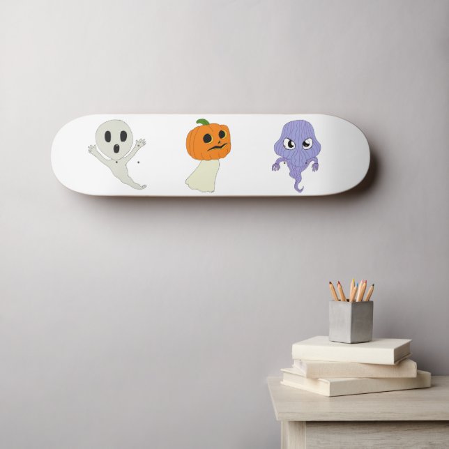 Ghosts  skateboard (Wall Art (Horz))
