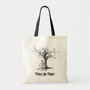 Ghosts Skeleton Halloween Funny Tote Bag