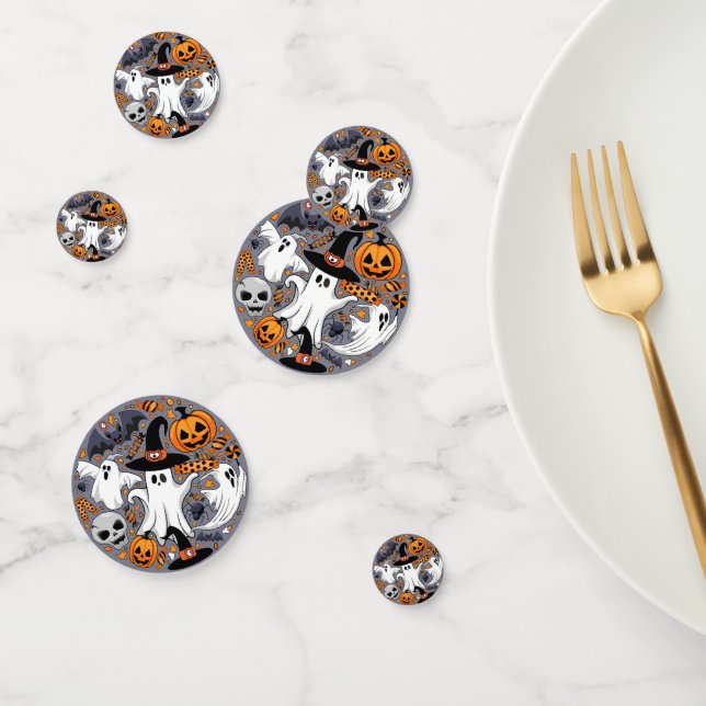 Ghosts Spooky and Creepy Cute Monsters Confetti (Group)