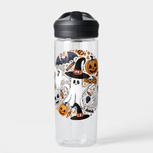 Ghosts Spooky and Creepy Cute Monsters Water Bottle