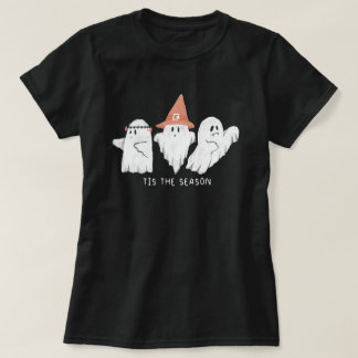 Ghosts Tis The season Fall Halloween T-Shirt