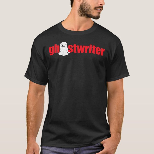 Ghostwriter - White Ghost T-Shirt (Front)