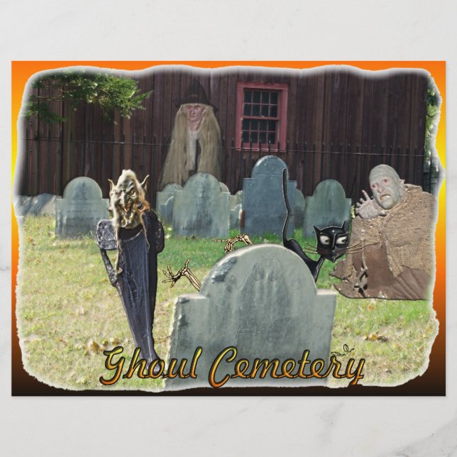 Ghoul Cemetery Flyer (Front)