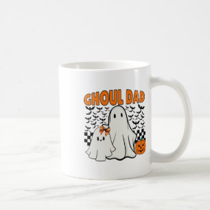 Ghoul Dad Halloween Ghost Spooky Season Retro Dadd Coffee Mug