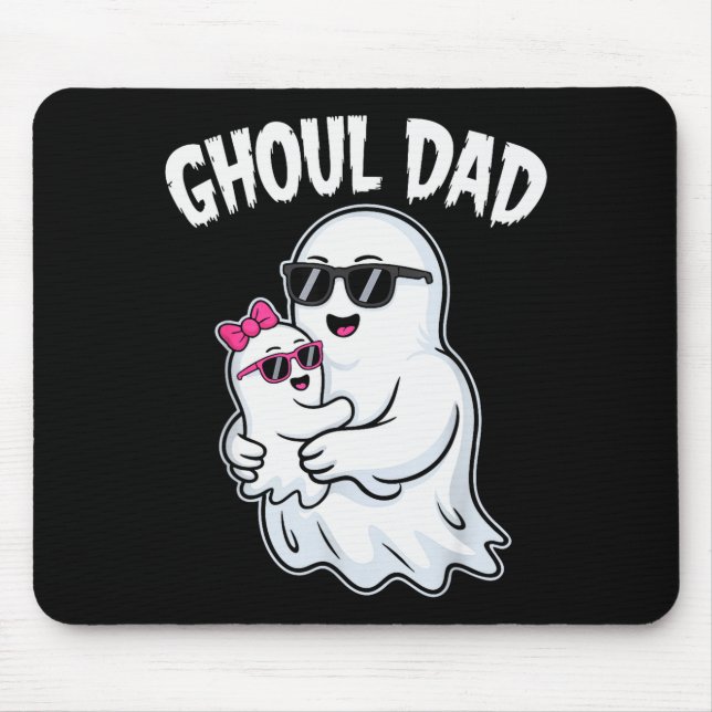 Ghoul Dad Shirt Men Daddy Soky Halloween Ghost Cos Mouse Pad (Front)