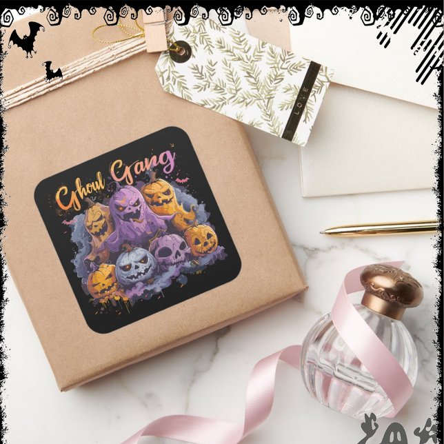 Ghoul Gang  | ExDesigner | Halloween Square Sticker (Creator Uploaded)