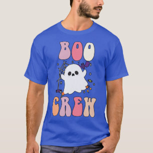 Ghoul Gang Groovy Hey Boo Pumpkin Boo Crew Cute Ha T-Shirt