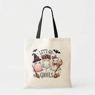 Ghoul Gang in Full Bloom Tote Bag