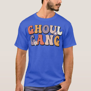 Ghoul Gang  Retro Groovy Hippie Halloween  Hey Boo T-Shirt