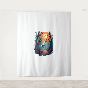 Ghoul Greyhound Dash Tapestry