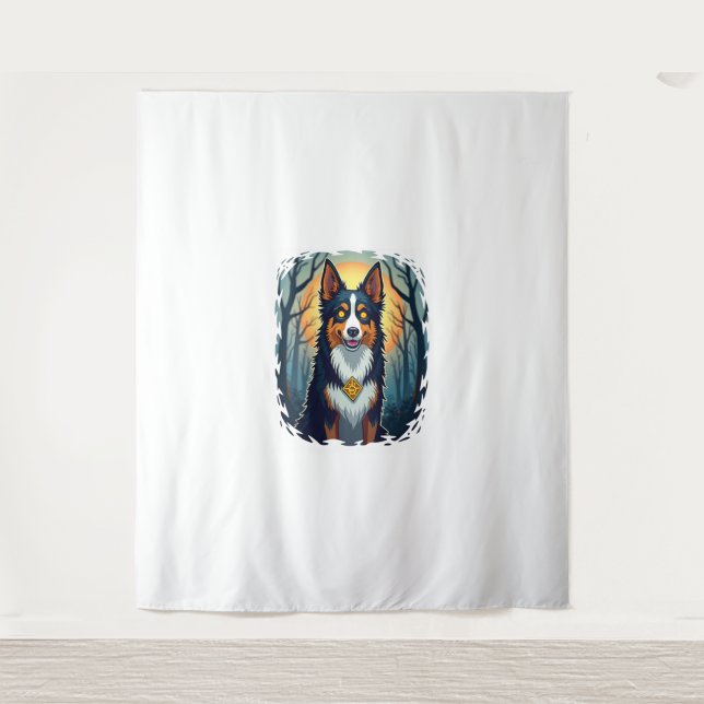 Ghoul Greyhound Dash Tapestry (Front)