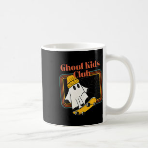 Ghoul Kids Club Skater Halloween Cool Ghost Skateb Coffee Mug