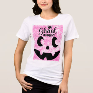 Ghoul Magnet Halloween Cute & Spooky Jack-OT-Shirt Tri-Blend Shirt