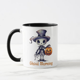 Ghoul Morning Ghoul Skeleton Halloween Mug