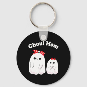 Ghoul Mum Funny Halloween Mummy Ghost Key Ring
