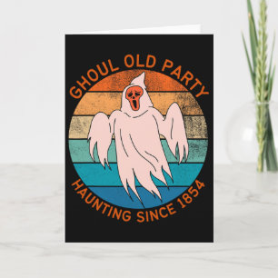 Ghoul Old Party Gop Conservative Election Hallowee Card