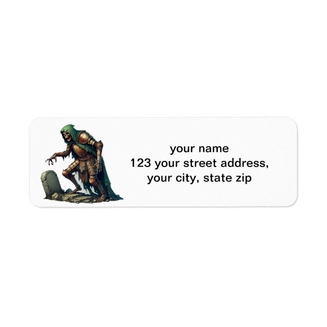 Ghoul Return Address Label (Front)