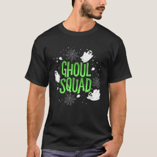 Ghoul Squad Halloween Ghost Crew Team Kids Boys Ou T-Shirt