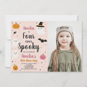 Ghoul-tastic Four Kids Halloween Birthday Invite