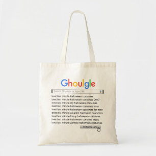 Ghoulgle Last Minute Halloween Costume Search 2017 Tote Bag