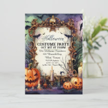Ghoulish Gala: Personalised Halloween Invitation