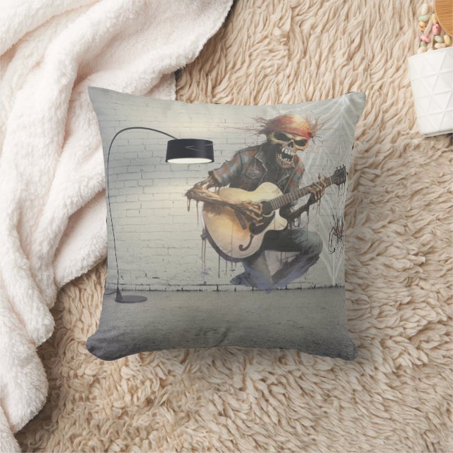 Ghoulish Gallery: Halloween Wall Decor Cushion (Blanket)