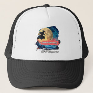 Ghoulish good times -Happy Halloween Trucker Hat