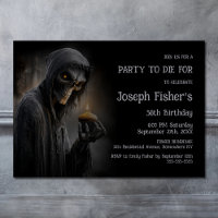 Ghoulish Grim Reaper with Cupcake Birthday Party