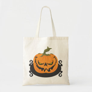 Ghoulish Jack-o-lantern Tote Bag