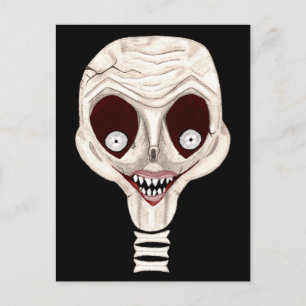 Ghoulish Skull Postcards