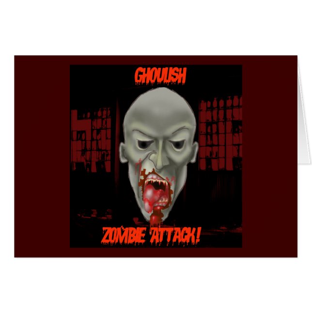 Ghoulish Zombie Attack (Front Horizontal)