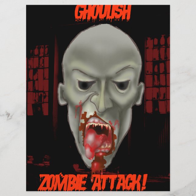 Ghoulish Zombie Attack (Front)