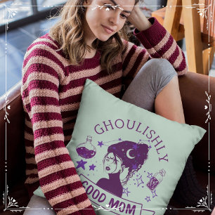 Ghoulishly Good Mum Cushion