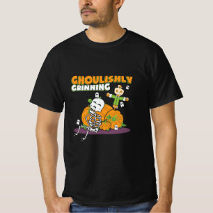 Ghoulishly Grinning Halloween Ghoul T-Shirt
