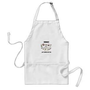 Ghouls Just Wanna Have Fun Basic Design Standard Apron
