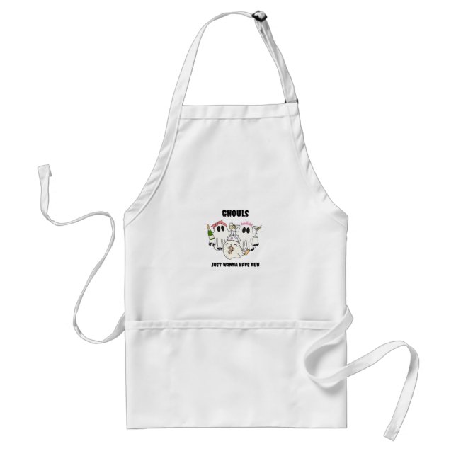 Ghouls Just Wanna Have Fun Basic Design Standard Apron (Front)
